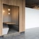 Open pod finished with PETAC © and wooden battens